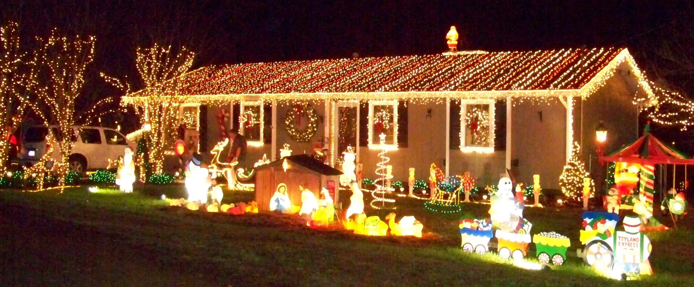 Goble Christmas lights